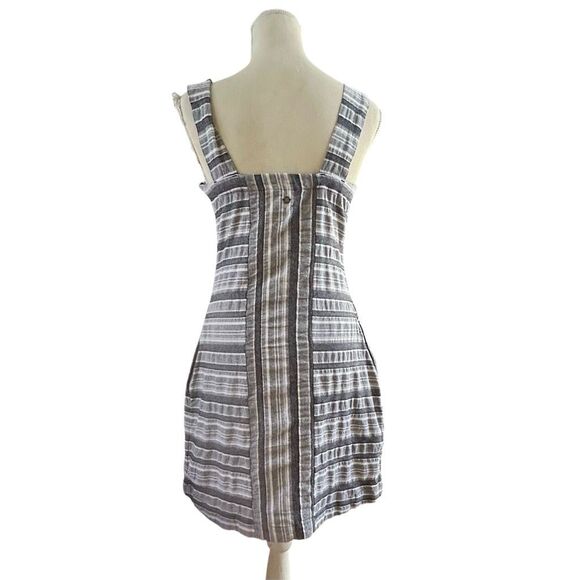 ROXY Next Door Button Front Dress S - Picture 4 of 10